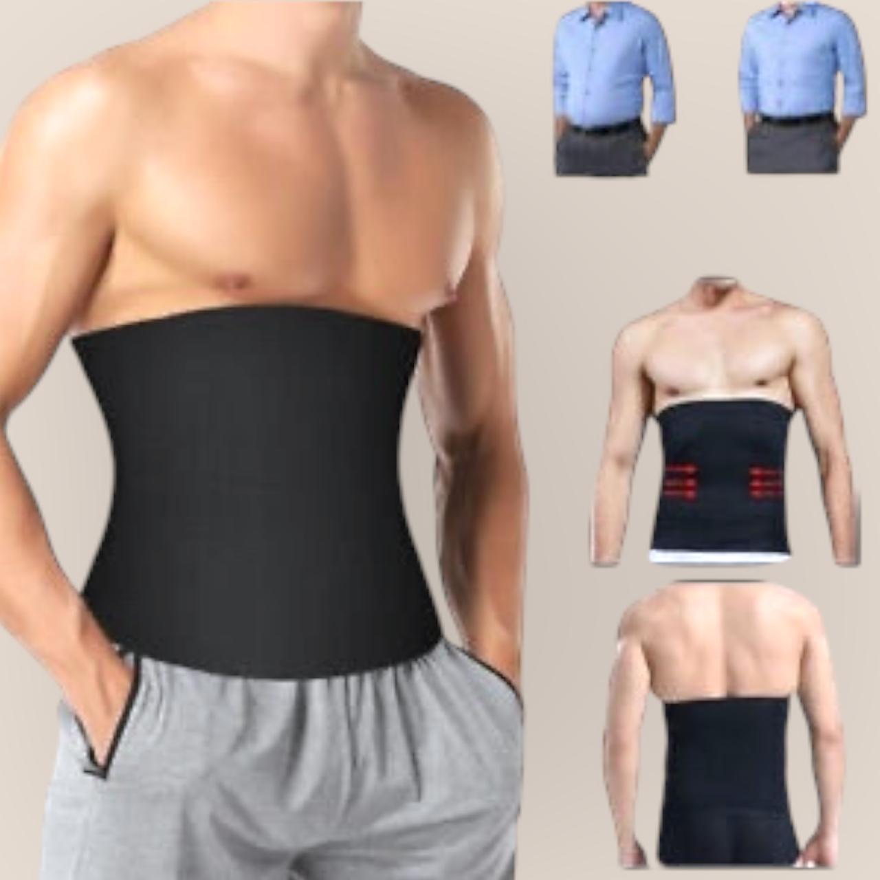 Belly belt worn by a man