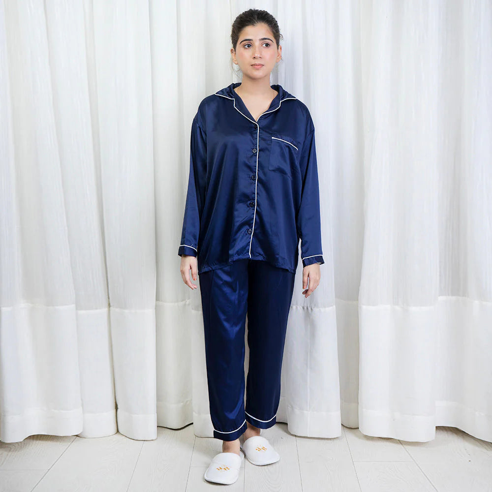 Silky Comfort Sleepwear - Blue