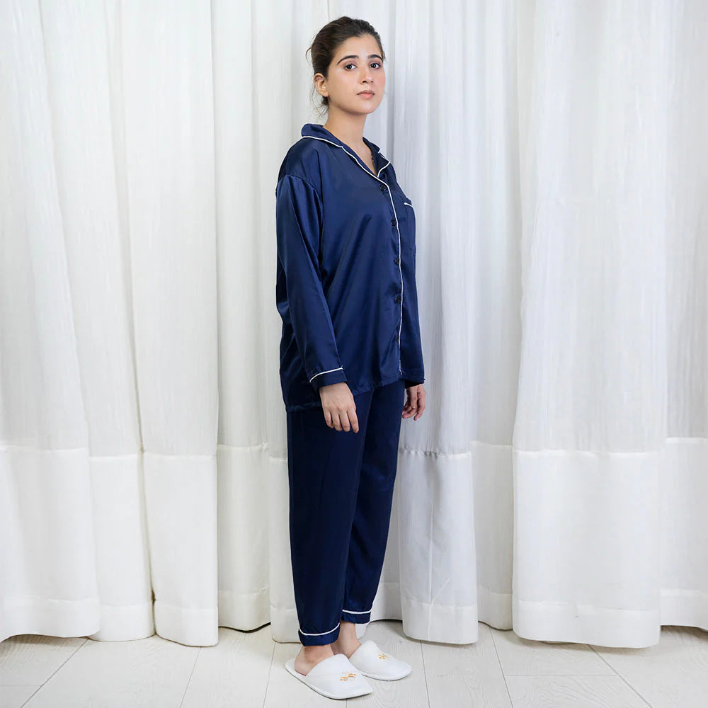 Silky Comfort Sleepwear - Blue