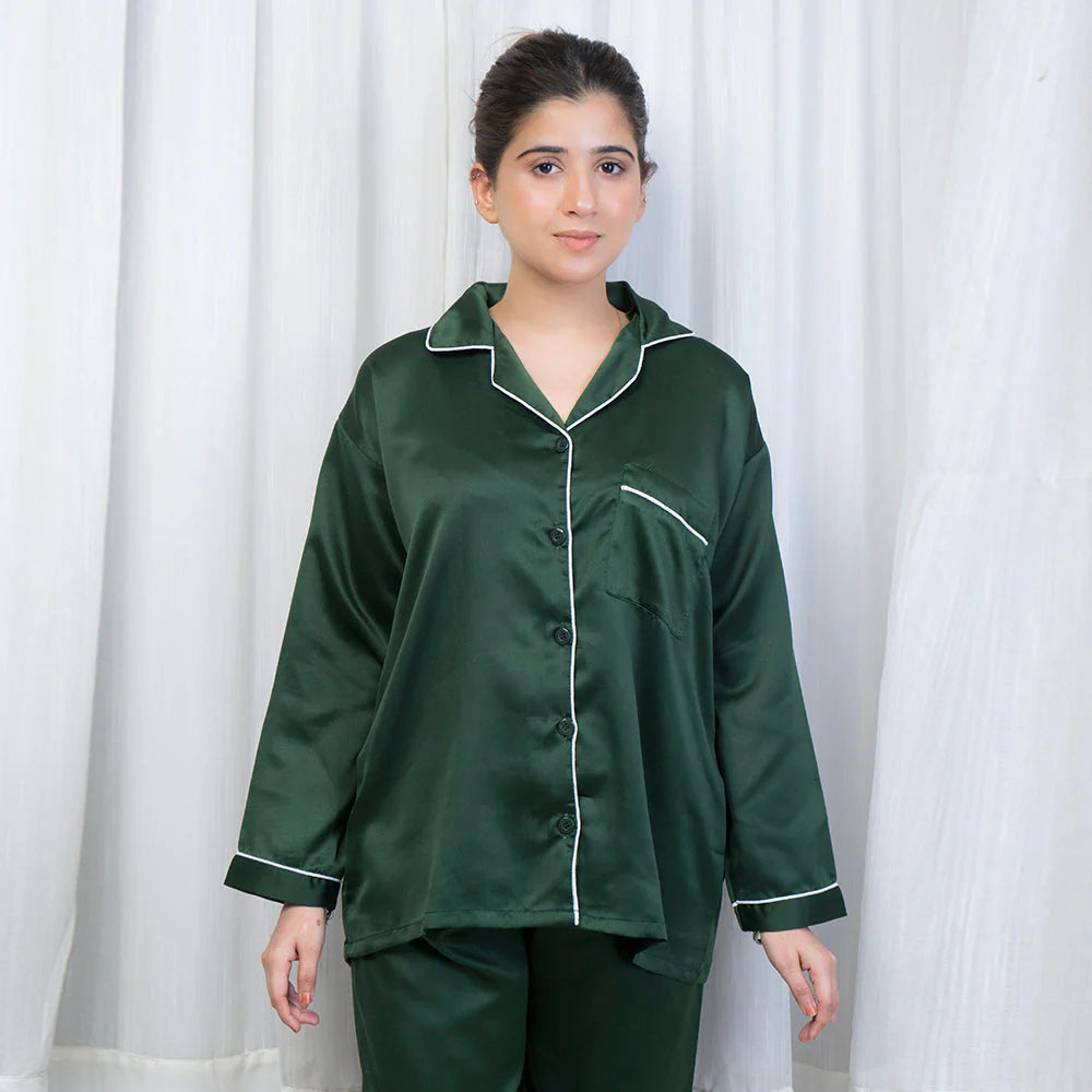 Silky Comfort Sleepwear - Green